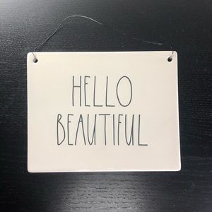 🆕 Rae Dunn Hello Beautiful Decorative Home Sign